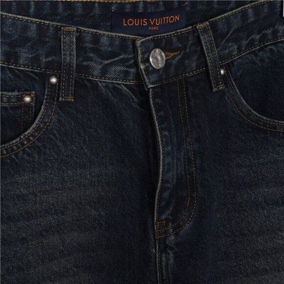 LOUIS VUITTON tool embroidered jeans s - Picture 5 of 9